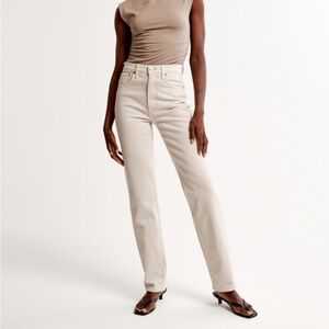 Abercrombie ultra high rise 90s straight jeans curve love